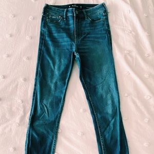 Hollister size 0 straight leg jeans
